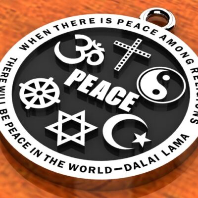 Religious Images - Interfaith Peace Pendant